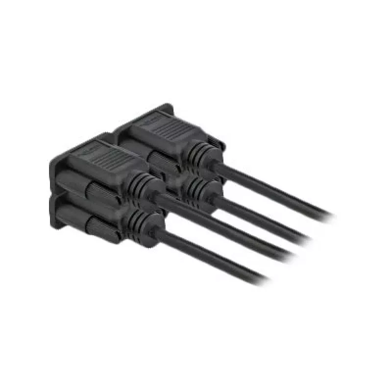 Serialinis kabelis DeLOCK 86604 juodas 10 m RS-232 Sub-D9