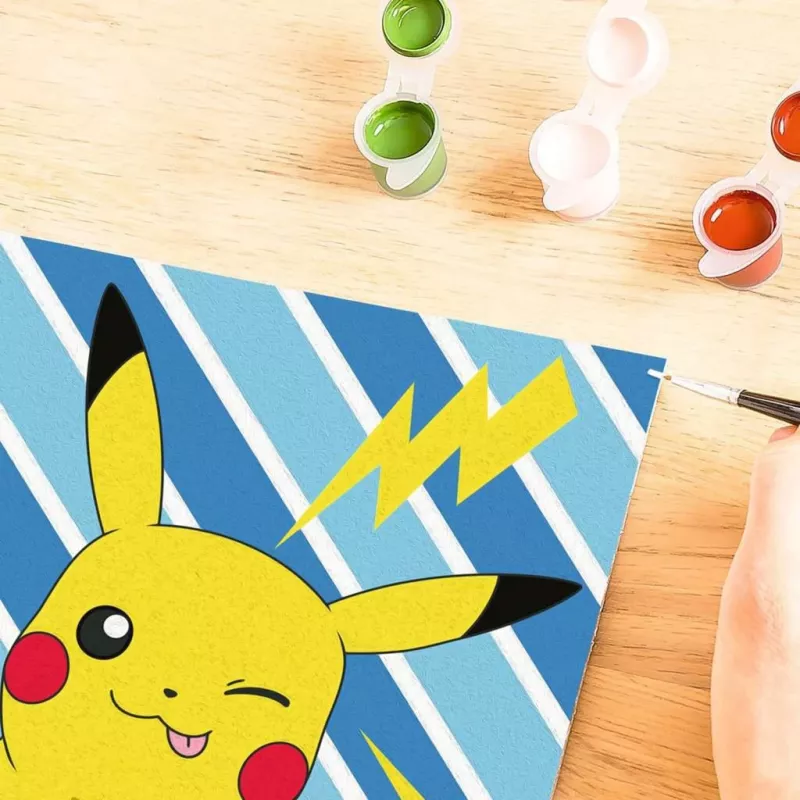 Ravensburger CreArt — Cheeky Pikachu (25557) piešimo pagal skaičius rinkinys