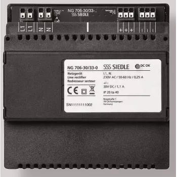 Maitinimo šaltinis Siedle NG 706-30/33-0, juodas (210010267-00)