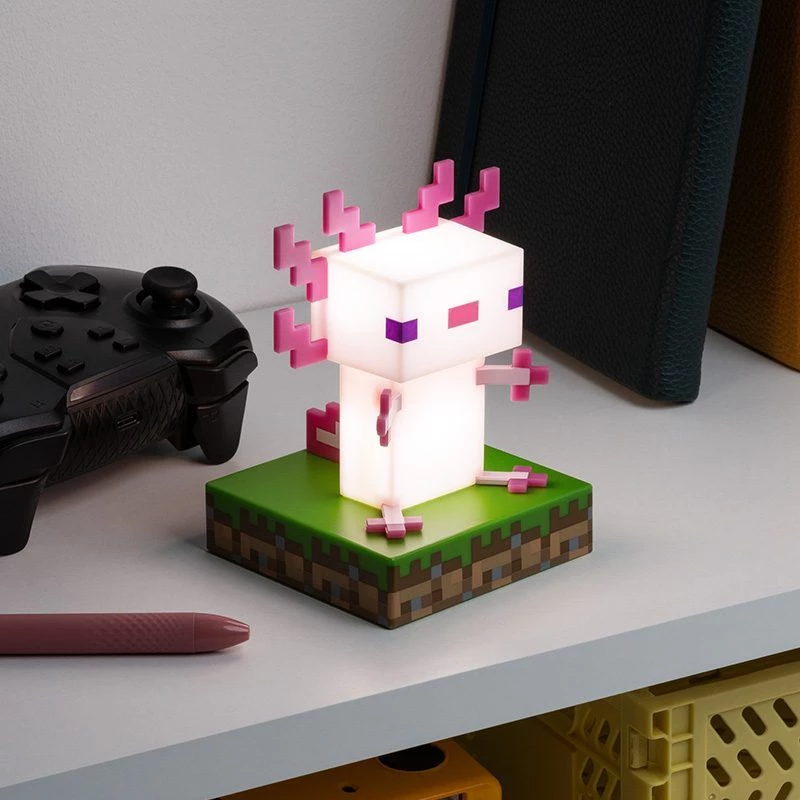 Paladone Minecraft Axolotl Piktogramos Šviesa