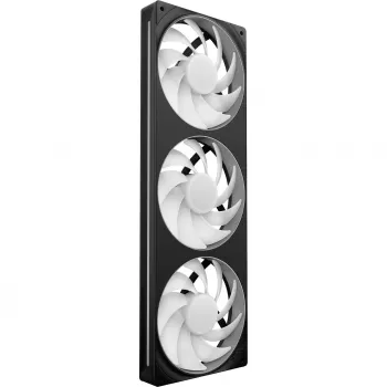 NZXT F360 RGB Core 360mm ARGB 3 viename rėmelyje juodas