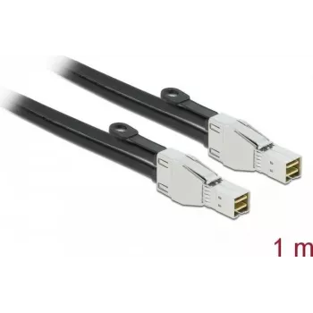 PCI Express kabelis DeLOCK Mini SAS HD SFF-8674 į SFF-8674 1 m