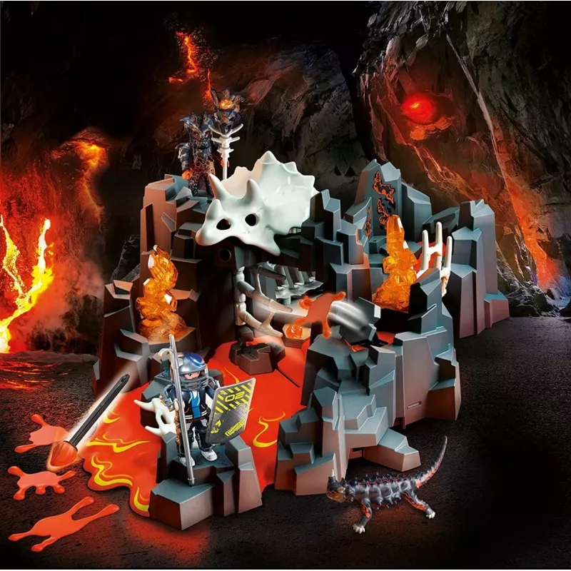 Žaidimų rinkinys Playmobil 70926 LAVOS KASYKLOS GLOBĖJAS, 5–10 m., įvairiaspalvis