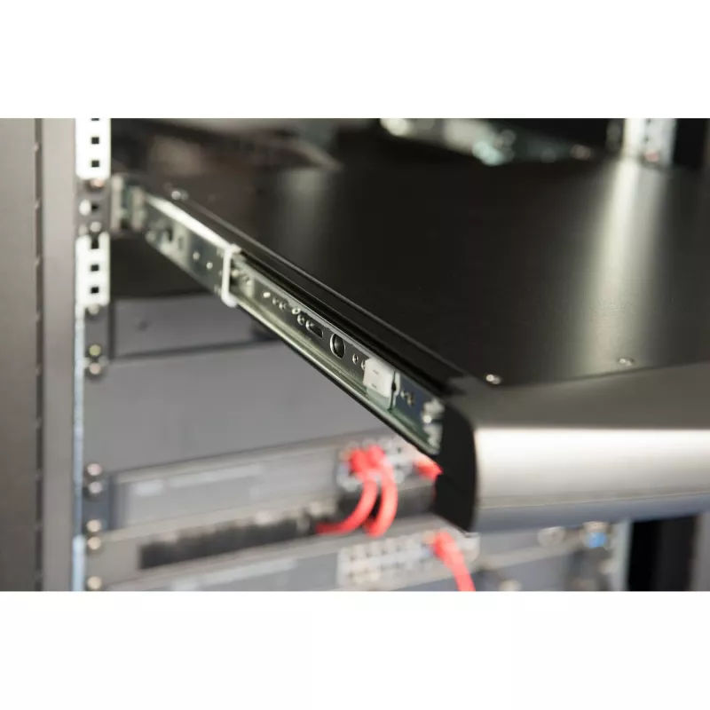 Digitus 19 colių HD LCD KVM konsolė su 16 prievadų HDMI jungikliu ir Šveicariška klaviatūra