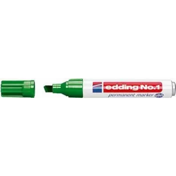Permanentinis markeris Edding No.1 Chisel Tip žalias
