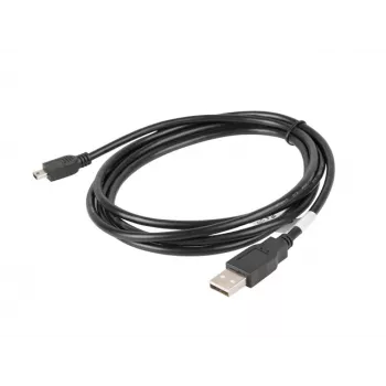USB 2.0 kabelis mini AM-BM5P 1,8 m juodas