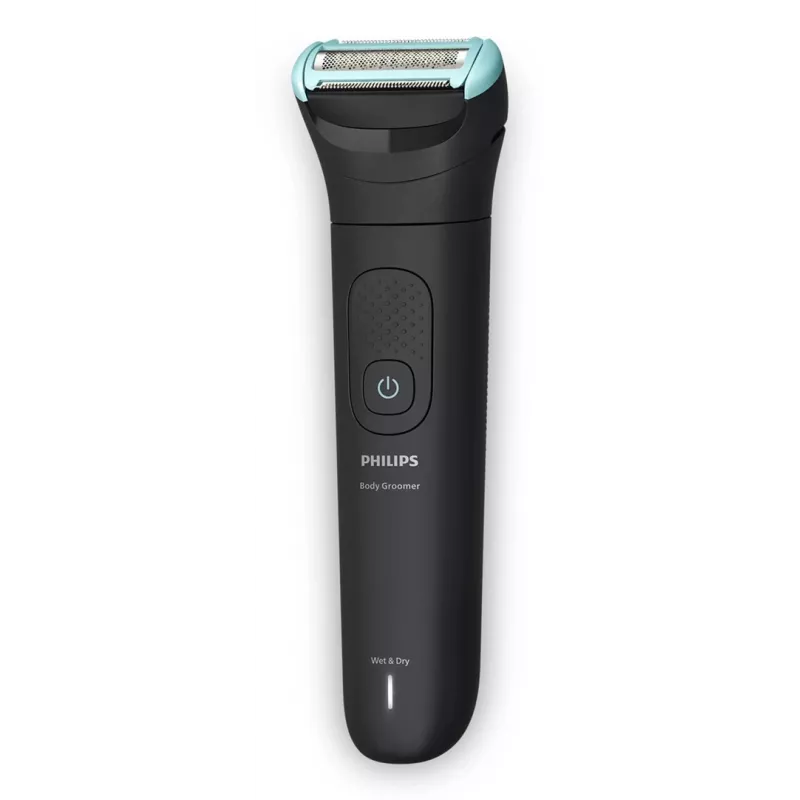 Kūno skutimo aparatas Philips 5000 serijos BG5480/15 — folijos skustuvas, belaidis ličio akumuliatorius, šlapias ir sausas naudojimas, juodas