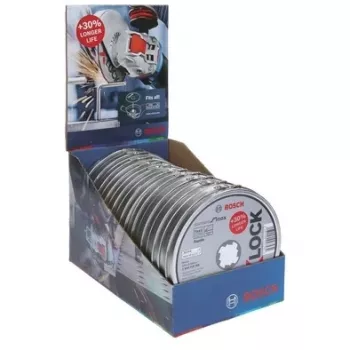 Bosch 2 608 619 266 pjovimo diskas nerūdijančiam plienui (Inox), X-LOCK, 10 vnt.