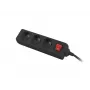 Lanberg PS1-03E-0150-BK Prailginimo laidas (1,5 m, juodas)