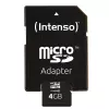 INTENSO atminties kortelė Micro SDHC 4GB Class 10 su adapteriu (3413450)