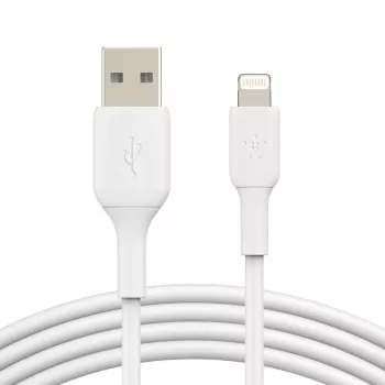 Belkin PVC USB-A į Lightning 2m Baltas