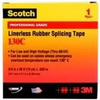 3M Self-Fusing Rubber Tape 9m x 19mm, juoda, silikoninė guma Scotch (80-6108-3340-4)