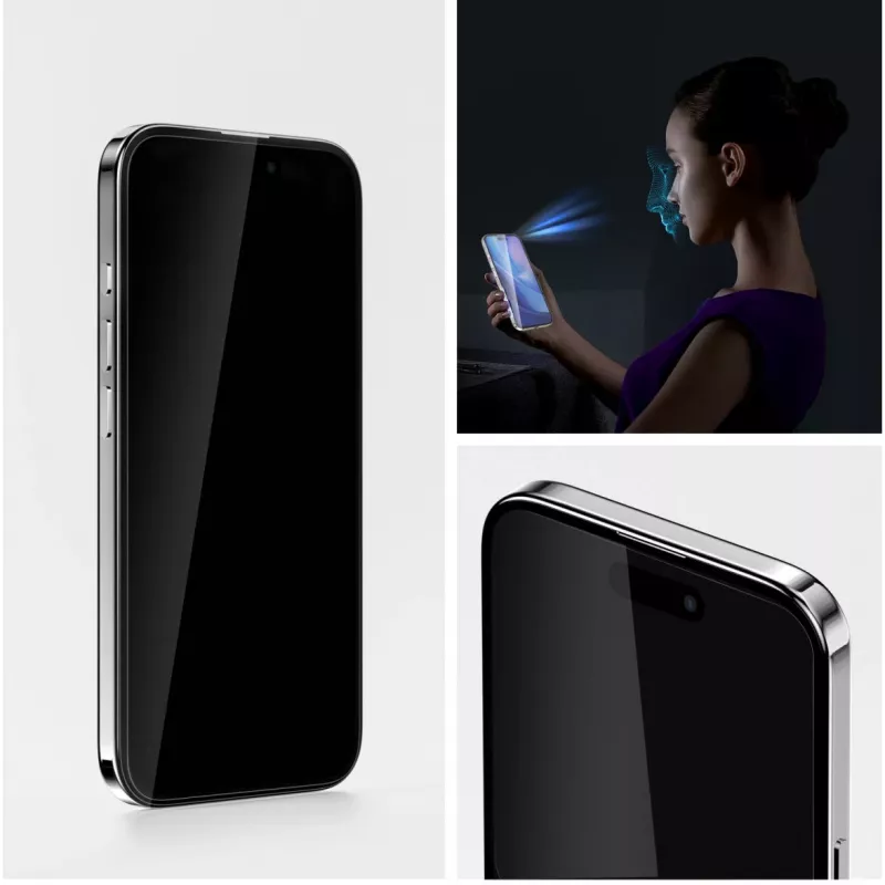 Apsauginis stiklas 4smarts 541201, skirtas iPhone 16 Pro, grūdintas stiklas