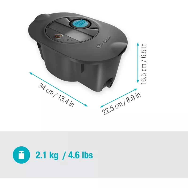 Gardena AquaPrecise apskritas vandens purkštuvas Juoda Žalia 1 vnt