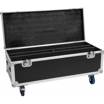 Transportinis dėklas Flightcase su ratukais 2x LED TMH Bar-S120