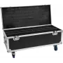 Transportinis dėklas Flightcase su ratukais 2x LED TMH Bar-S120
