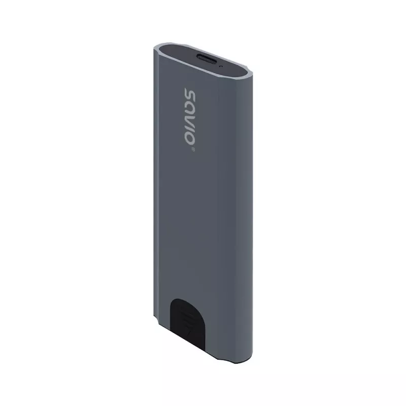 M.2 SSD korpusas SAVIO AK-67 Pilka, USB 10 Gbit/s, vieno M.2 disko palaikymas