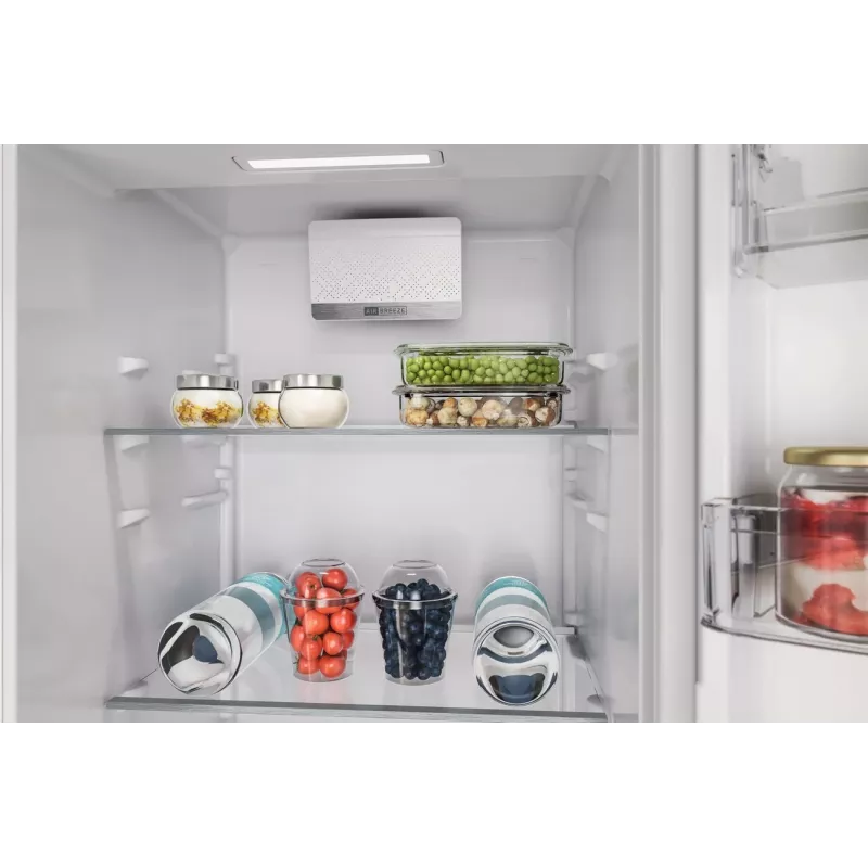 Whirlpool šaldytuvas WHSD18A013D1 įmontuojamas, 306 L, E energijos klasė, 30 dB, nerūdijantis plienas