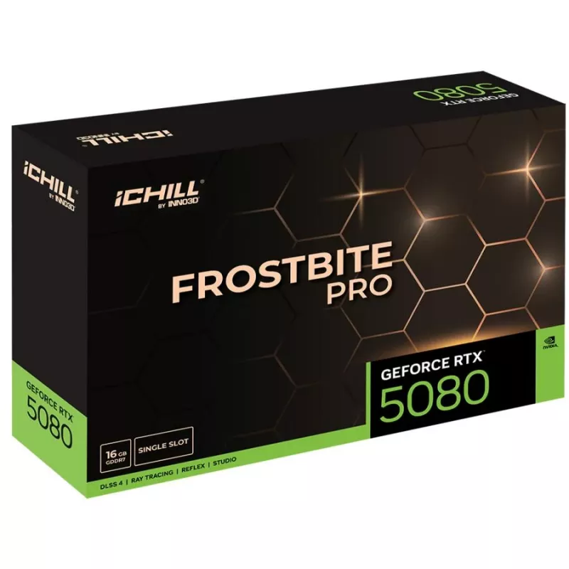 INNO3D iChill GeForce RTX 5080 Frostbite Pro 16GB GDDR7 vaizdo plokštė