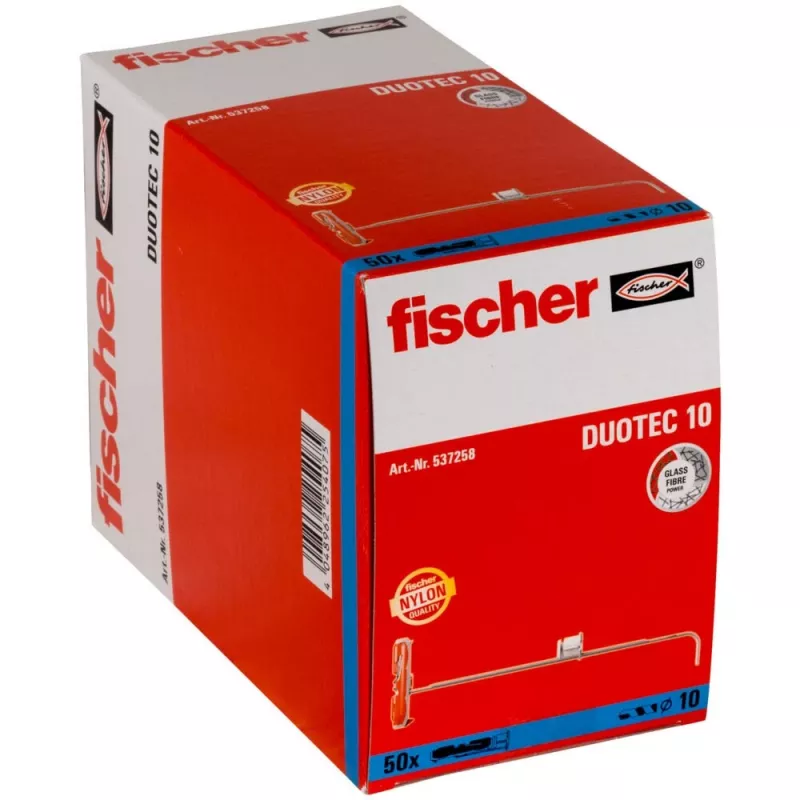 Fischer 537258 sieninis kaištis su varžtu 50 vnt. rinkinys 50 mm