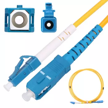 Patchcord Extralink LC/UPC – SC/UPC vienmodis G.652D Simplex 3 mm, 3 m