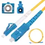 Patchcord Extralink LC/UPC – SC/UPC vienmodis G.652D Simplex 3 mm, 3 m
