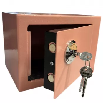 Extralink Home | Home Safe | biuro, raktų dėžutė, apsauginis seifas, Rožinė, S-404