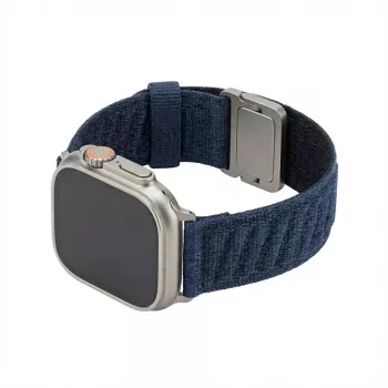 GUAN premium apyrankė Apple Watch 42/44/45/46/49 mm — Mėlyna Juoda