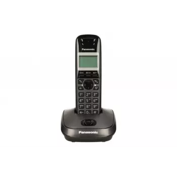 Panasonic KX-TG2511 DECT belaidis telefonas juodos spalvos su skambučio numerio atpažinimu