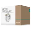 Oro aušintuvas DeepCool AK700 Digital WH, 120 mm ventiliatorius, palaiko AM5/AM4/LGA 1700/1200/1155/1151/1150, baltas