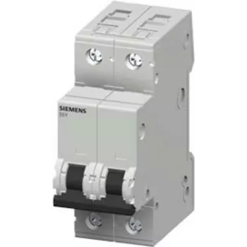 Siemens 5SY4202-7 miniatiūrinis automatinis jungiklis 2A 2 polių C charakteristika