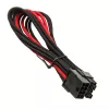 SilverStone PCIe-8-pin į PCIe-6+2-pin laidas, 250 mm - juodas/raudonas