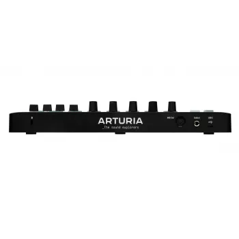 MIDI valdiklis ARTURIA MiniLab 3 – 25 klavišų kompaktiška USB MIDI klaviatūra su MIDI Out, daugiaspalviais apšviestais pultais
