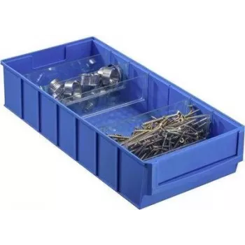 Dėžė saugojimui Allit 456550, 185×400×81 mm, mėlyna, plastikinė