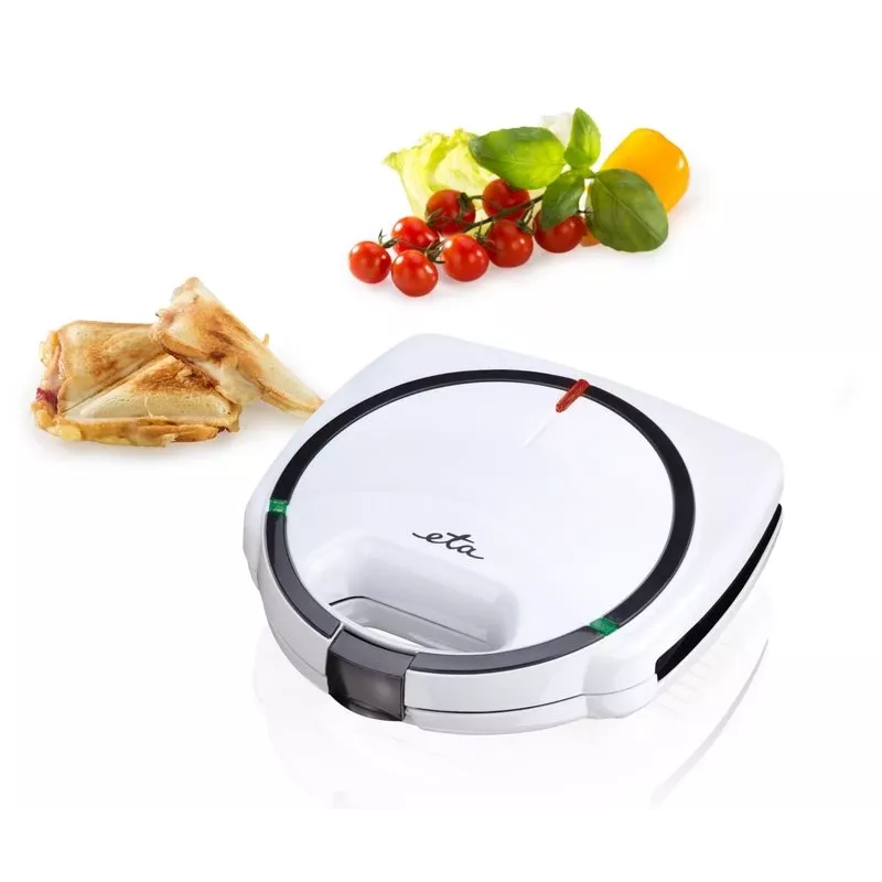 Sumuštinių keptuvė ETA Pievo ETA015190000 | 750 W | 1 kepimo plokštė | 2 sumuštiniai | Balta