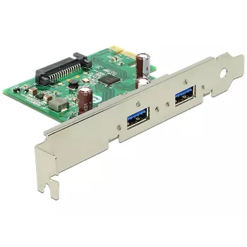 DeLOCK 89391 Vidinė PCIe USB 3.2 Gen 1 sąsajos plokštė, 2 prievadai