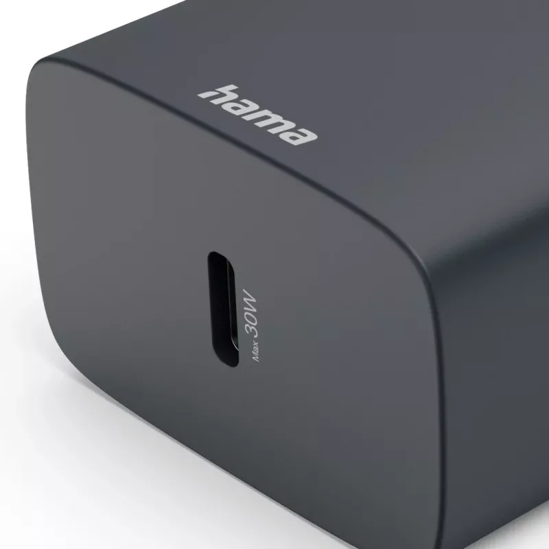 Hama 00086442 mobiliojo įrenginio kroviklis Smartphone pilkas AC Greitasis krovimas Vidaus