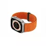 Apynys GUAN Premium Pro, skirtas Apple Watch 42/44/45/46/49 mm — Oranžinė Juoda, reguliuojamas dirželis