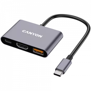 Canyon DS-4 USB Type-C centrinė stotelė 10000 Mbit/s HDMI USB 3.2 Gen 2