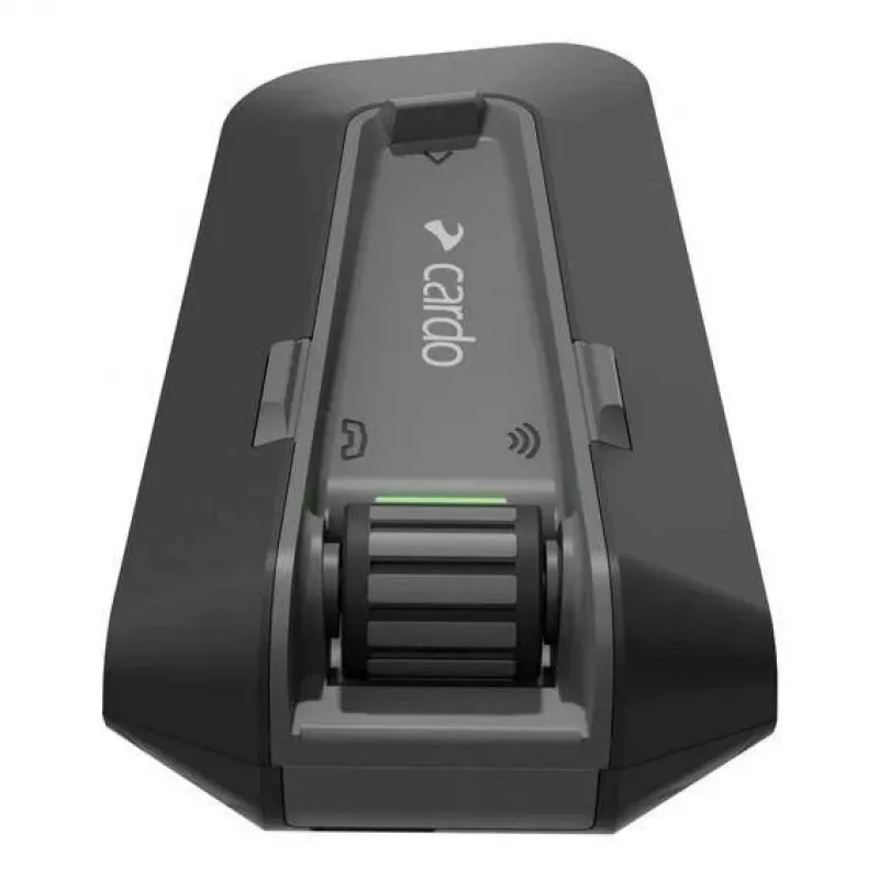 Cardo Packtalk Neo Duo motociklininkų tarpinė sistema 2 kanalai 1600 m juoda