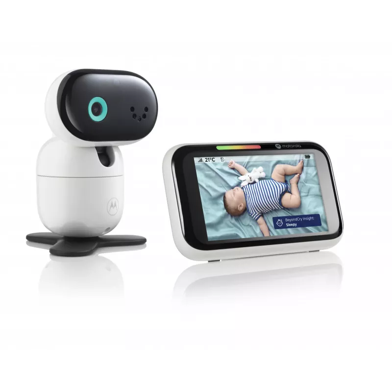 Motorola Solutions PIP1710 Connect 5 pasukamas ir pakreipiamas vaizdo kūdikio monitorius (120MOTOPIP1710C)
