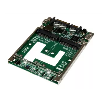 StarTech.com Dvigubas mSATA SSD į 2,5 colio SATA RAID adapteris