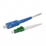 LWL-1-Fiber-Patchk. 1.0mtr.SC-LC(APC8Grad) - 9/125u - bevel - G657.A2 - Synergy21 -