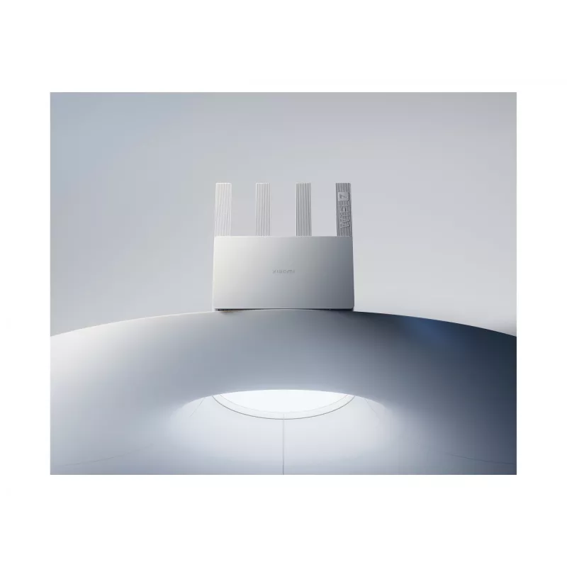 Nešiojamas belaidis maršrutizatorius Xiaomi BE3600 — Dviejų juostų 2,4/5 GHz, „Wi‑Fi 7“ (802.11be), 2,5 Gigabit Ethernet, 4× LAN, 2×2 antenos, Baltas