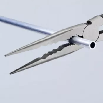 KNIPEX 28 71 280 Ilgosios adatinės replės su skersiniais profiliais