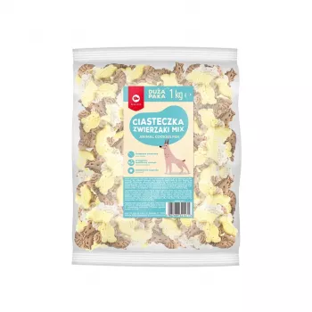 Šunų dresūros sausainiai MACED MIX, augalinis/kvietinis skonis, 1 kg, be konservantų