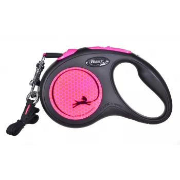 Flexi New Neon S 5 m šuns užtraukiamas pavadėlis