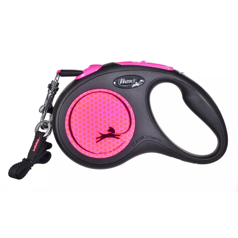 Flexi New Neon S 5 m šuns užtraukiamas pavadėlis