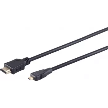 HDMI laidas S/CONN Micro-HDMI 1 m