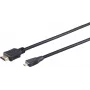 HDMI laidas S/CONN Micro-HDMI 1 m